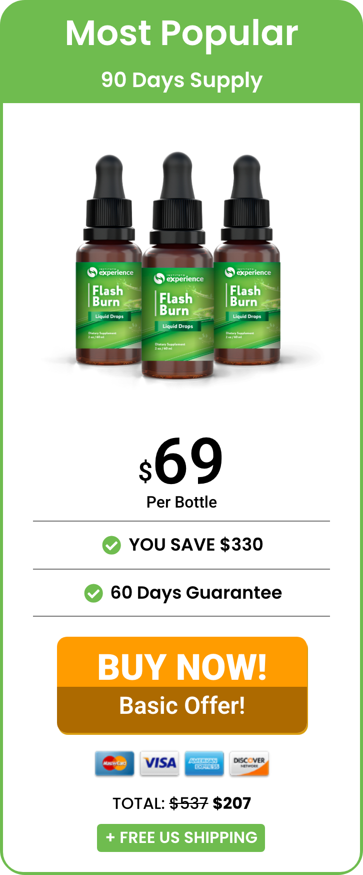 Flash Burn 90 day supply